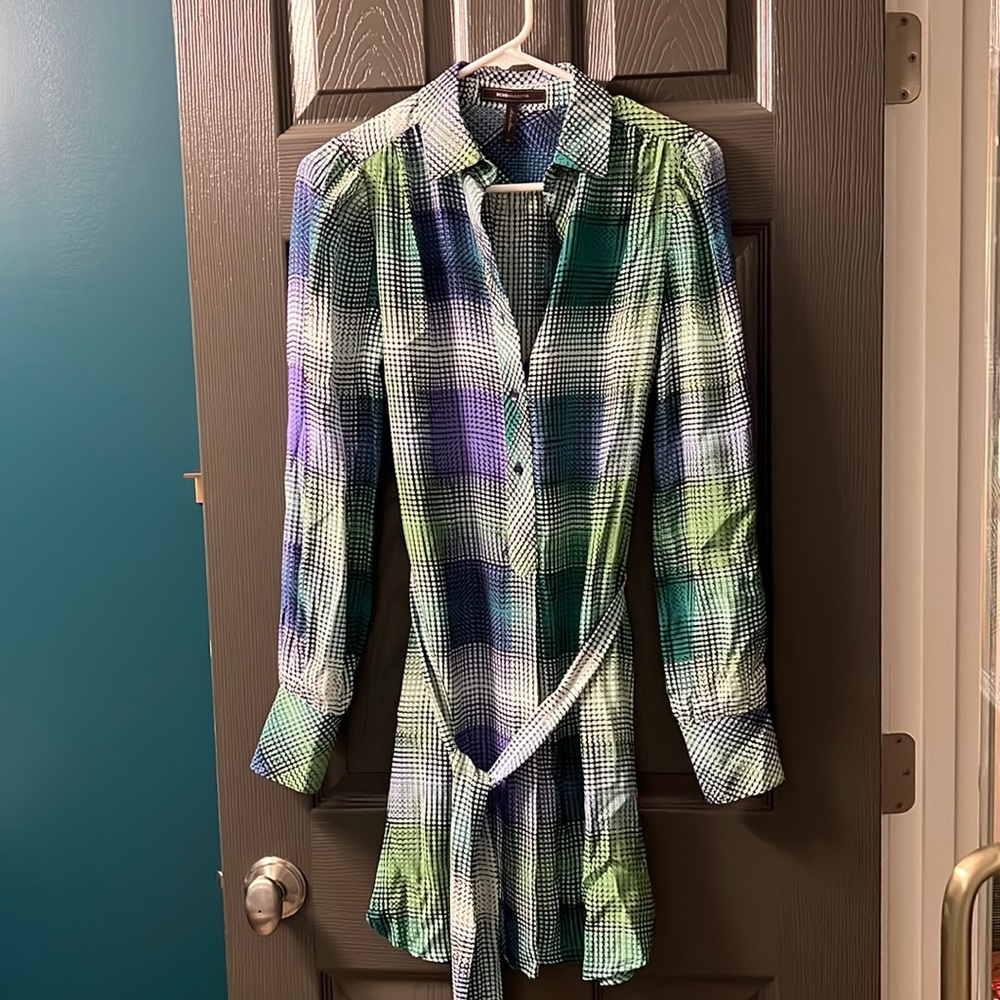BCBG max Azaria size extra small dress 100% silk